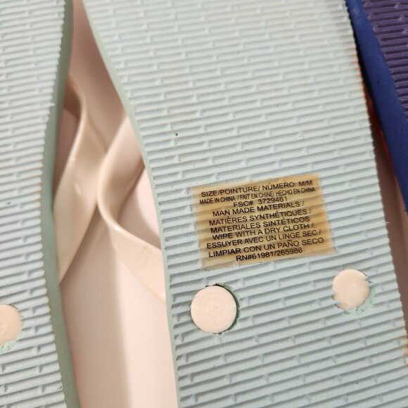 Avon Flip Flop Lot Fruit Theme Size Medium Cherry Watermelon Lemon NEW - Picture 8 of 14